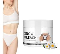 Crema Antimanchas Oscuras para la Cara y el Cuerpo, Snow Bleach para Partes Intimas, Crema Aclaradora, Crema para Axilas, Axilas, Cuello, Espalda, Piernas, Codos y Áreas Privadas Cream