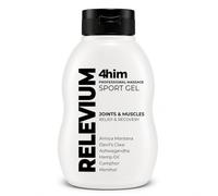 Crema Arnica y Harpagofito para Músculos y Articulaciones 250 ml - Recuperación Muscular Post Entrenamiento con Mentol, Cáñamo y Ashwagandha - Crema Deportiva de Masaje - 4him Relevium Sport