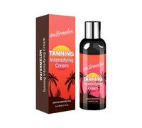 Crema autobronceadora para cualquier piel, crema de caramelo, loción bronceadora, extracto de guaraná, textura ligera (B, 1 unidad)
