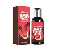 Crema autobronceadora para cualquier piel, crema de caramelo, loción bronceadora, extracto de guaraná, textura ligera (C, 1 unidad)