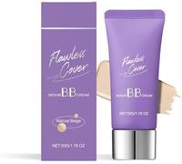 Crema BB con Suero Perfect Cover, resistente al agua y de larga duración, hidratante con color y nutre, mate suave, cobertura total, para todo tipo de piel