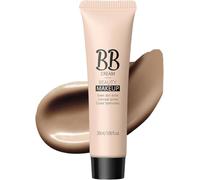 Crema BB hidratante correctora, base de maquillaje y corrector de alta cobertura, prebase hidratante ligera con color, para uso diario en viajes