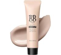 Crema BB hidratante correctora, base de maquillaje y corrector de alta cobertura, prebase hidratante ligera con color, para uso diario en viajes