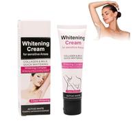 Crema Blanqueadora Axilas,Crema Blanqueadora,Whitening Cream,Skin Whitening Cream,Crema Blanqueadora Cuerpo y Aclarar las Manchas de la piel,Corporal para Piel Oscura,Cuello,Codo,50 ml