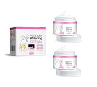 Crema Blanqueadora de Piel Oscura,Skin Whitening Cream,Blanqueador de Axilas Corporal para Codo,Crema para el Cuidado Corporal de las Axilas,Blanquea,Nutre,Restaura La Piel 30g*2pc