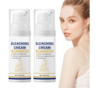 Crema blanqueadora para axilas 30g, loción iluminadora de piel VC para axilas, rodillas, codos y muslos internos, tratamiento aclarante hidratante para todo tipo de piel (2 Piezas)