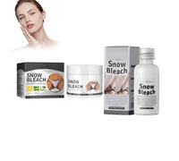 Crema Blanqueadora Para La Zona Íntima, Moisturizing Firming Cream, Ilumina la tez, Blam Blanqueadora Cuerpo y Aclarar las Manchas de la piel, Corporal para Piel Oscura, Cuello, Codo
