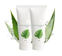 Crema blanqueadora para las axilas, loción iluminadora de la piel, loción removedora de manchas oscuras de rápida absorción, hidratante y nutritiva agradable para la piel (2 pcs)