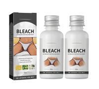 Crema Blanqueadora, Peeling Corporal Crema Blanqueadora Avanzada, Removedor de Hiperpigmentación, para Zonas Sensibles A la Cara Y el Cuerpo, Axilas, Piezas Íntimas (2 Pcs)