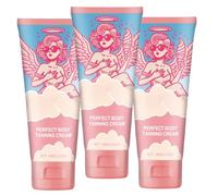 Crema Bronceadora Perfect Body, Cama de Bronceado Vainilla para Bebés, Crema Bronceadora Hidratante Rápida para Piernas, Brazos y Espalda
