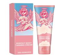 Crema Bronceadora Perfect Body, Cama de Bronceado Vainilla para Bebés, Crema Bronceadora Hidratante Rápida para Piernas, Brazos y Espalda