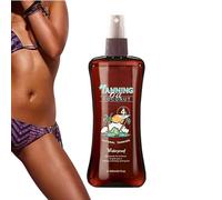 Crema Bronceadora | Tamaño Viaje 240ml Loción Autobronceadora,Crema Hidratante Corporal Natural de Larga Duración - Para Vacaciones Playa Verano Piscina Exteriores Y Jardín