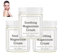 Crema calmante de magnesio, humectante corporal de magnesio, crema de magnesio para el cuidado corporal, loción de magnesio para todo tipo de piel