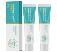 Crema calmante de origen vegetal con cúrcuma y ginseng, bálsamo relajante para el cuello y los hombros, alivia el cansancio diario, tiene una textura ligera e hidratante, se absorbe rápidamente (2pcs)
