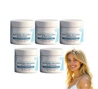Crema calmante para el cuero cabelludo - Bálsamo reconfortante para el cuero cabelludo - Crema anticaspa para pieles sensibles y escamosas, proporciona una sensación de alivio calmante (5 Cajas)