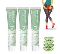 Crema calmante para hemorroides, pomada natural a base de hierbas para hemorroides, crema para hemorroides, suave y segura, para todas las edades (3 Pcs)