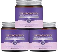 Crema calmante para neuropatía, crema calmante para neuropatía para pies, manos, hombros y cuello, manteca nutritiva para la piel para adultos, 100 ml (3Piezas)