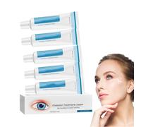 Crema calmante para párpados, crema hidratante para ojos para piel sensible, suero hidratante diario para ojos, mezcla nutritiva para el contorno de ojos, cuidado diario suave, 20 g (5 piezas)
