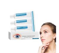 Crema calmante para párpados, crema hidratante para ojos para piel sensible, suero hidratante diario para ojos, mezcla nutritiva para el contorno de ojos, cuidado diario suave, 20 g (3 piezas)