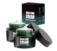 Crema calva nutritiva, cuidado del cuero cabelludo, efecto antibrillo natural, contra irritaciones de la piel y quemaduras de afeitado, crema para la piel para hombres, hidratante, cuidado premium