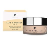 Crema Care & Protect de MICROBIONIC | Crema facial ligera con 30 SPF | hidrata y protege contra los rayos UV | con astaxantina, pantenol y escualano | vegano, libre de parabenos y siliconas