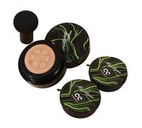 Crema CC Base De Maquillaje,Maquillaje Mate Impermeable - Corrector De Base En Cojín De Aire | Para Piel Seca Sensible Grasa Diario Todas Estaciones Cita Viaje Boda Hogar Bar Fiesta Cumpleaños Chicas