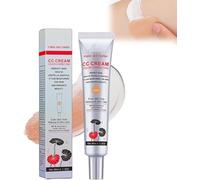Crema CC Correctora de Color con Centella Asiática, Corrector CC Multiusos Ajustador de Tono de Piel de Cobertura Total, Prebase Hidratante con Tinta para Premaquillaje con Protector Solar, para Todo