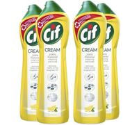 Crema Cif con fragancia a limón, de 500 ml, paquete de 4 unidades