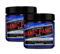 Crema clásica Manic Panic Blue Moon, vegana, antifrizz, coloración semipermanente, 2 x 118 ml