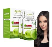 Crema colorante para el cabello extractos vegetales naturales de larga | Crema de tinte para el cabello de 300 ml para madre, abuela, novia, principiante, hogar, viajes, dormitorio, hotel, etc