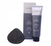 Crema colorante profesional para el cabello Allwaves, color 2.0, color marrón, 1 unidad (1 x 100 ml)