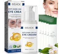 Crema Contorno de Ojos 100ml, Crema Antiojeras Mujer, Pomada de Jazmín, Contorno de Ojos Hidratante, Crema Reparadora de Ojos, Contra Bolsas y Ojeras, Arrugas