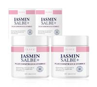 Crema Contorno de Ojos 2 Piezas, Crema Antiojeras Mujer, Pomada de Jazmín, Contorno de Ojos Hidratante, Crema Reparadora de Ojos, Contra Bolsas y Ojeras, Arrugas