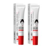 Crema Contorno de Ojos Despigmentante con Ácido Kójico, Crema para Manchas en la Cara, Crema Antimanchas Facial Mujer y Hombre, Crema Quita Manchas y Aclarante