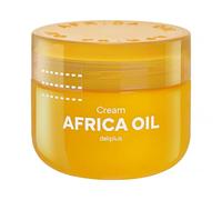 Crema Corporal Africa Oil Deliplus - Hidratación Intensa con Aceites Exóticos - Tarro 300 ml - Textura Rica de Rápida Absorción para Piel Seca y Muy Seca