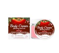 Crema corporal de 200 g, agua nutritiva para el cuerpo, cuida intensamente la piel seca a muy seca, aroma a fresa, hidratación duradera para el cuidado del cuerpo (fresa)