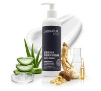 Crema Corporal Hombre - Hidratante y Revitalizante - Labnatur | Con Aloe Vera, Karité y Ginseng - Antiedad - Para Piel Masculina - Natural y Vegana - Hecha en España - 300 ml