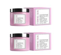 Crema Corporal Reafirmante y Lifting Champagne: Reafirma la piel y mejora eficazmente la flacidez de brazos, muslos y abdomen.