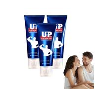Crema corporal revitalizante para hombre, gel corporal refrescante, loción de masaje energizante y vital para hombre, gel de masaje calmante e hidratante, promueve la relajación, 60 g (3 piezas)
