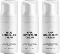 Crema correctora capilar, corrector para cabello fino, cobertura de raíces, crema para dar volumen, resistente al agua y al sudor, para uso diario en hombres y mujeres