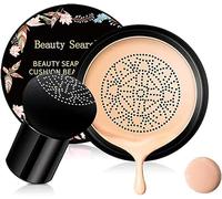 Crema correctora CC con colchón de aire y esponja, hidratante para cubrir la base (Desnudo, Medio)