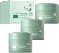 Crema correctora de color, crema hidratante con protector solar y calmante, limpia los poros de suciedad y grasa, corrector nutritivo para la piel con extracto natural puro.