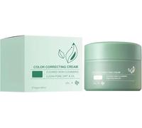 Crema correctora de color, crema hidratante con protector solar y calmante, limpia los poros de suciedad y grasa, corrector nutritivo para la piel con extracto natural puro.