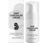 Crema correctora para cabello y cuero cabelludo,Crema correctora para cabello,Aspecto más abundante y denso al instante,Retoque de raíces y Polvo para rellenar el cabello,Resistente al agua y al sudor