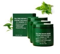 Crema curativa de árbol de té - Crema reparadora profesional de aceite de árbol de té para la piel, crema de aceite de árbol de té orgánico, cuidado natural de la piel contra impurezas, crema calmante