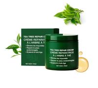 Crema curativa de árbol de té - Crema reparadora profesional de aceite de árbol de té para la piel, crema de aceite de árbol de té orgánico, cuidado natural de la piel contra impurezas, crema calmante