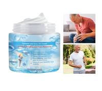 Crema de aceite de cúrcuma y emú | Crema de resistencia hidratante | Gel muscular nutritivo | Relajante | Hidratación | 50g | O hombro y rodilla del cuello