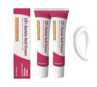 Crema de ácido azelaico 15%, suero de ácido azelaico, reduce las cicatrices del acné y los puntos negros, mejora el tono de la piel y proporciona una hidratación refrescante (2 unidades)