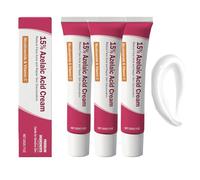 Crema de ácido azelaico 15%, suero de ácido azelaico, reduce las cicatrices del acné y los puntos negros, mejora el tono de la piel y proporciona una hidratación refrescante (3 unidades)