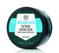 Crema de afeitar suavizante para hombres con ra?z de maca y aloe de The Body Shop, 6,3 oz